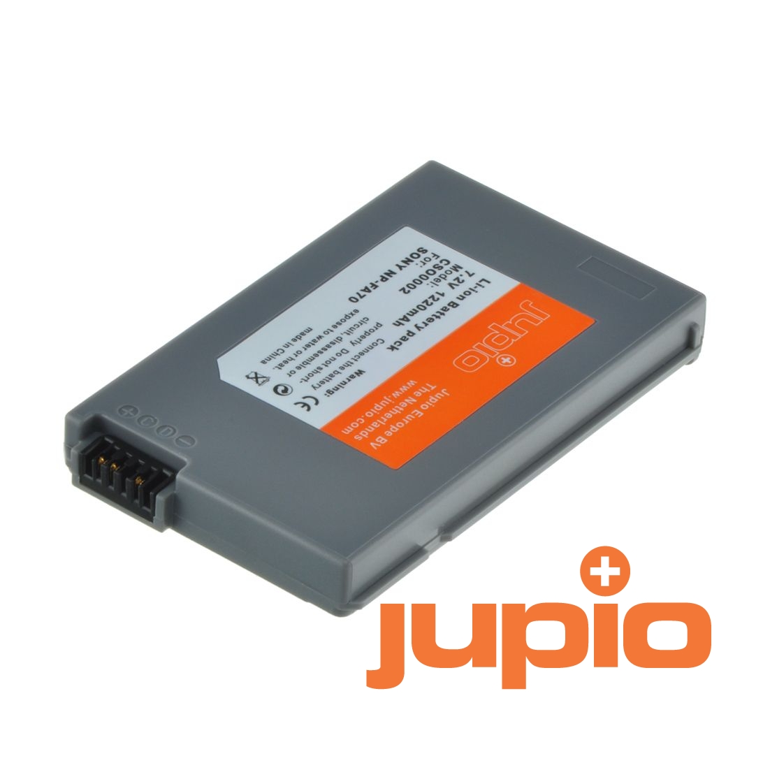 Jupio Sony NP-FA70 1220mAh fényképezőgép akkumulátor