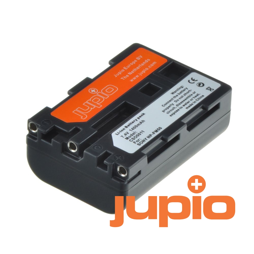 Jupio Sony NP-FM50 / NP-FM51 / NP-QM50 / NP-QM51 1400 mAh fényképezőgép akkumulátor
