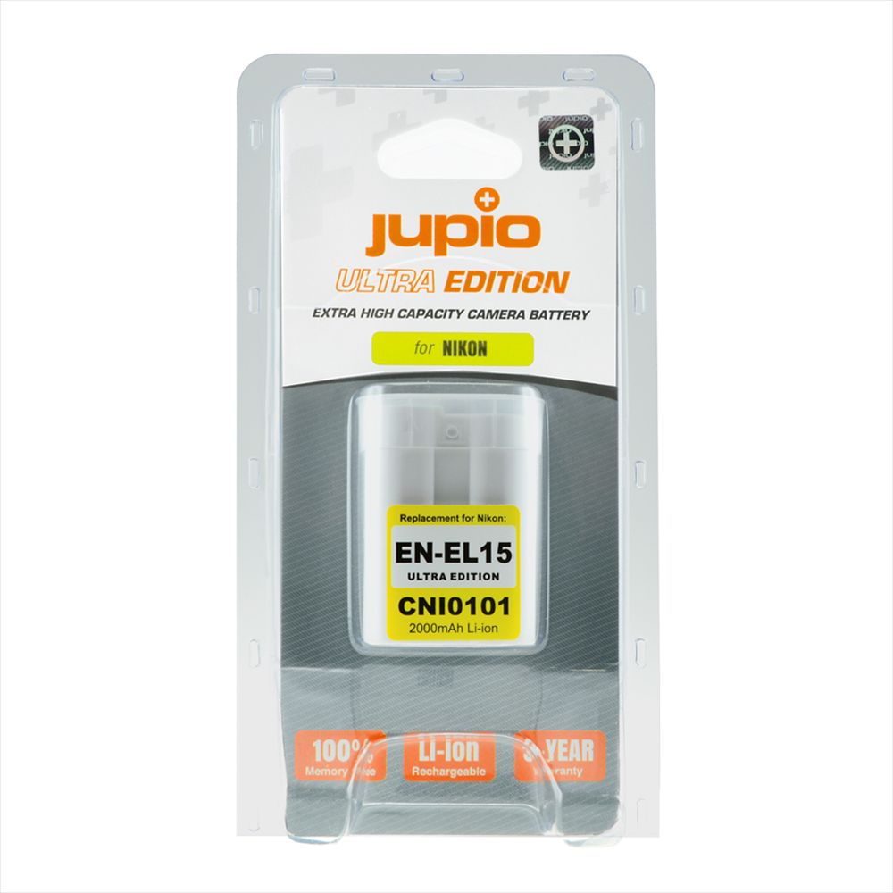 Jupio Nikon EN-EL15 / EN-EL15A ULTRA 2000mAh fényképezőgép akkumulátor