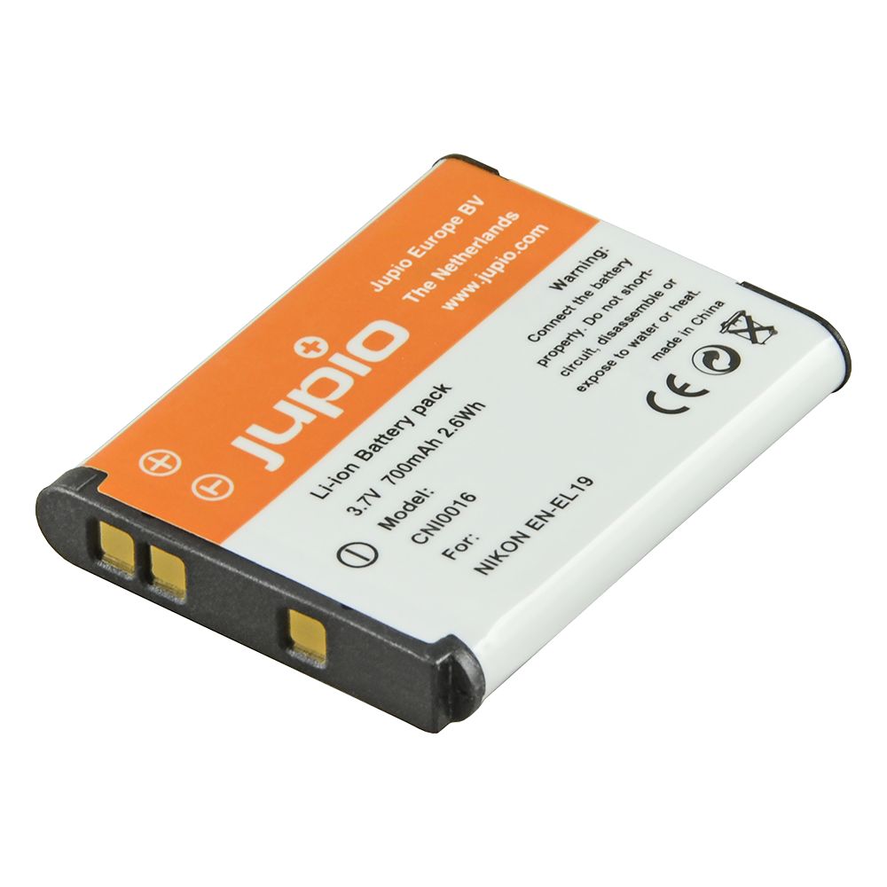 Jupio Value Pack Nikon EN-EL19 2db fényképezőgép akkumulátor + USB töltő