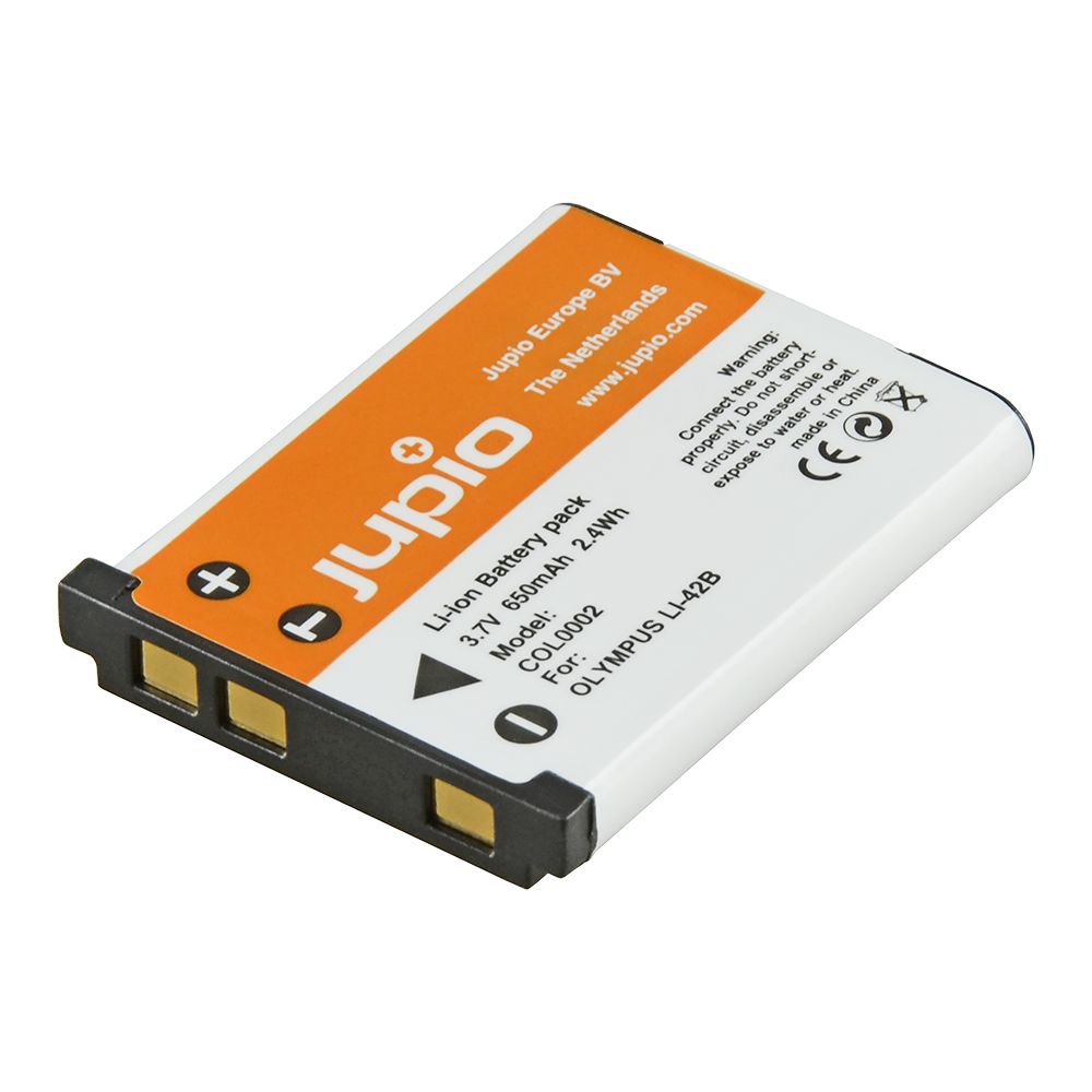 Jupio Value Pack Olympus Li-40B/Li-42B/NP45/D-Li63/EN-EL10 2db fényképezőgép akkumulátor + USB töltő