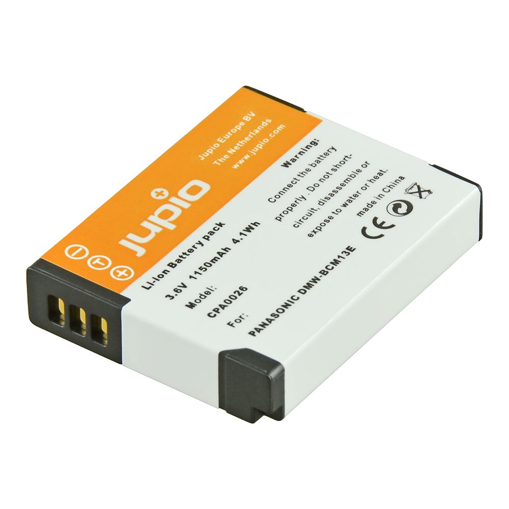 Jupio Value Pack Panasonic DMW-BCM13E 1150mAh 2db fényképezőgép akkumulátor + USB Töltő