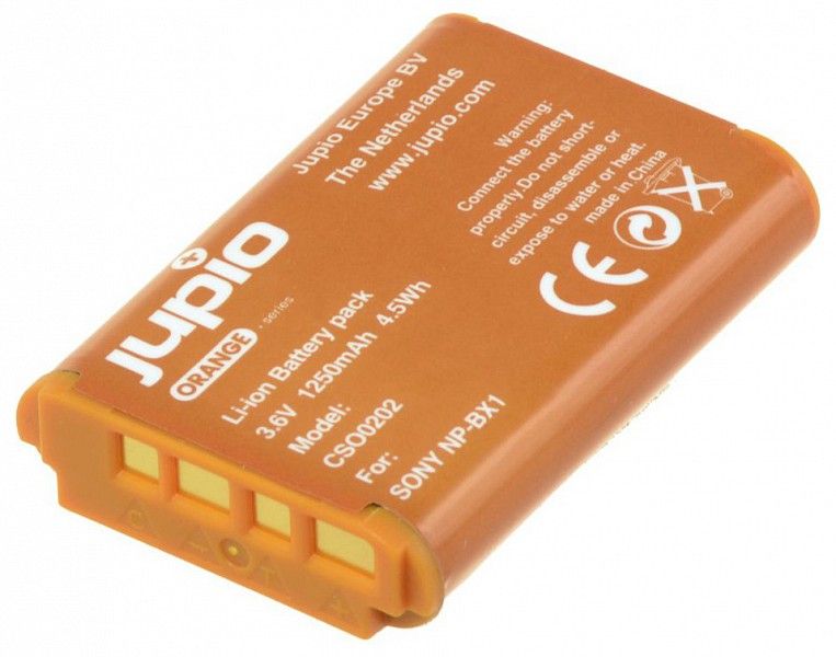 Jupio Sony NP-BX1 1250 mAh Orange fényképezőgép akkumulátor