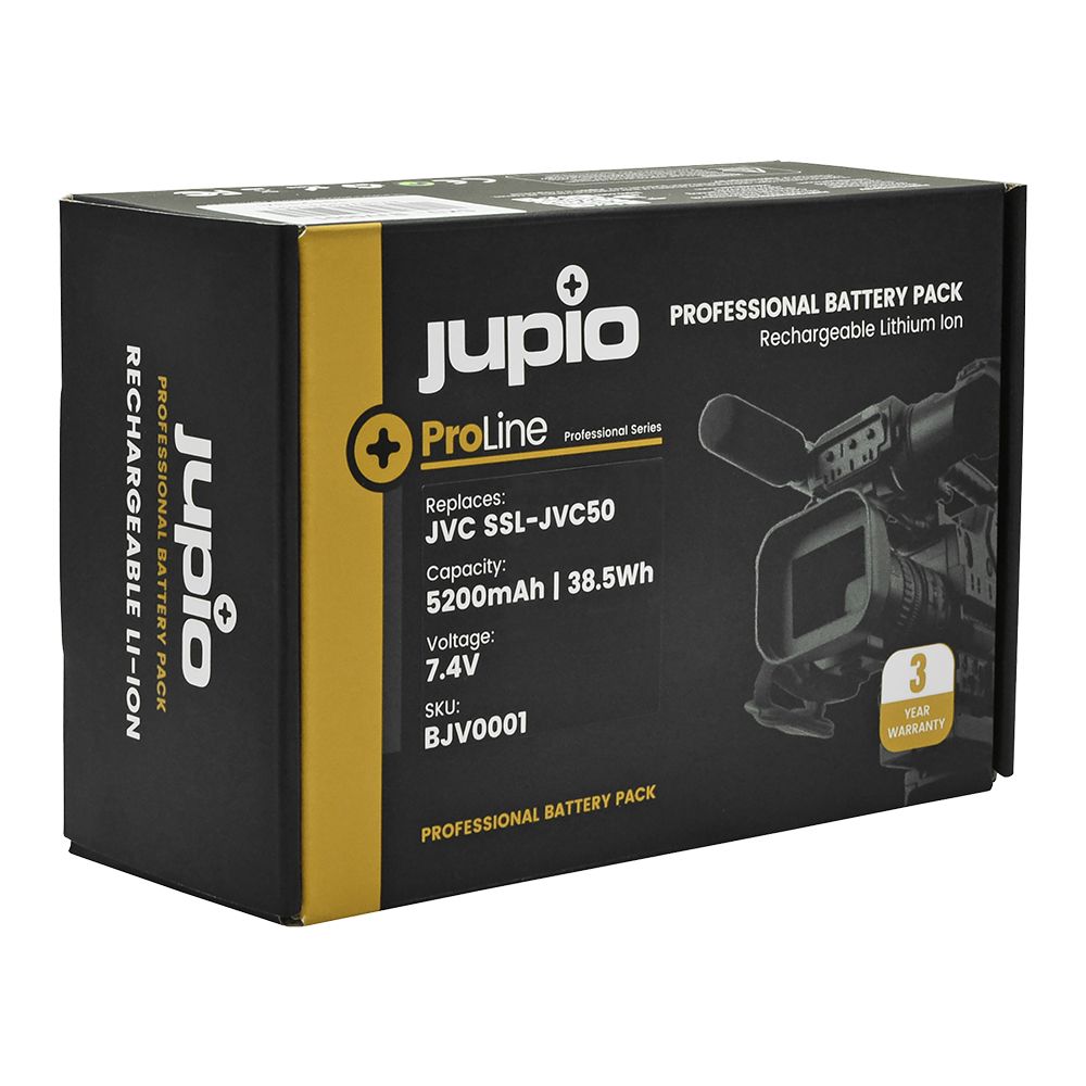 Jupio ProLine SSL-JVC50 5200mAh JVC videókamera akkumulátor