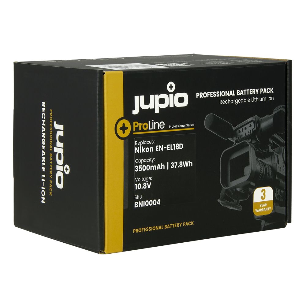Jupio ProLine Nikon EN-EL18D 3500 mAh videókamera akkumulátor