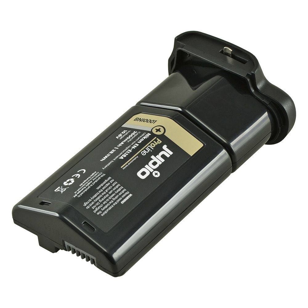 Jupio ProLine Nikon EN-EL18A 2600 mAh fényképezőgép akkumulátor + adapter és autós töltő