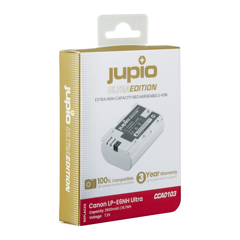 Jupio Canon LP-E6NH ULTRA 2600mAh fényképezőgép akkumulátor 