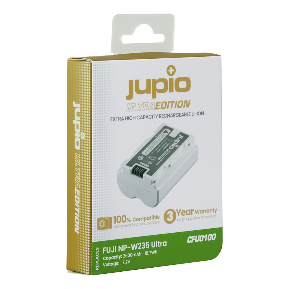 Jupio Fujifilm NP-W235 ULTRA 2600 mAh fényképezőgép akkumulátor