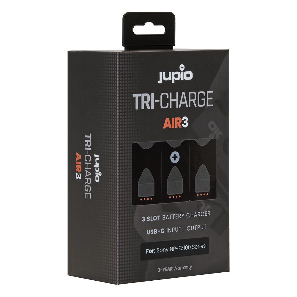 Jupio Tri-Charge AIR3 NP-FZ100 Töltő és Power Bank